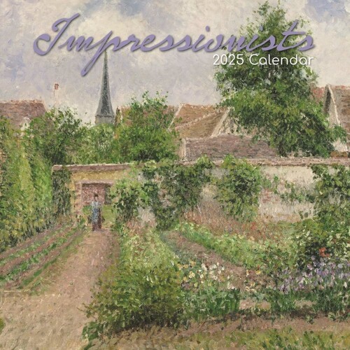 Impressionists - 2025 Square Wall Calendar 16 month by Gifted Stationery