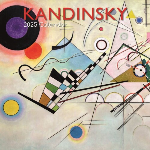 Kandinsky - 2025 Square Wall Calendar 16 month by Gifted Stationery