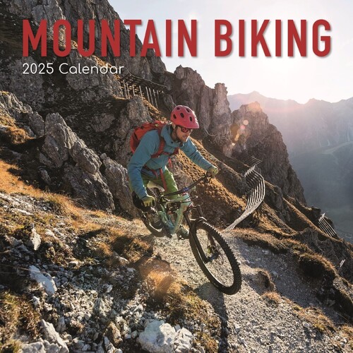 Mountain Biking - 2025 Square Wall Calendar 16 month by Gifted Stationery