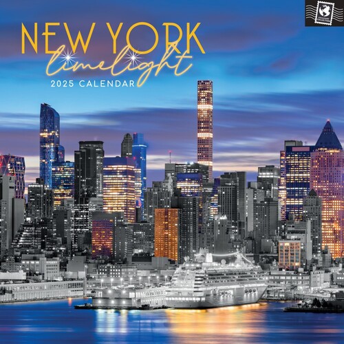 New York Limelight - 2025 Square Wall Calendar 16 month by Gifted Stationery