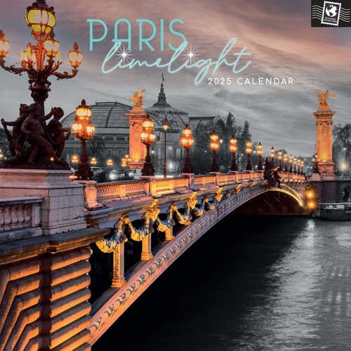 Paris Limelight - 2025 Square Wall Calendar 16 month by Gifted Stationery