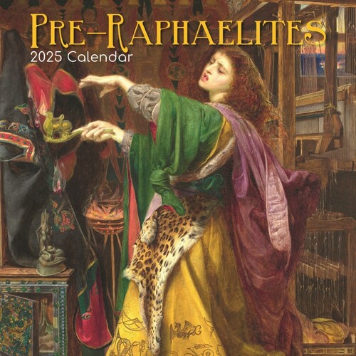 Pre-Raphaelites - 2025 Square Wall Calendar 16 month by Gifted Stationery