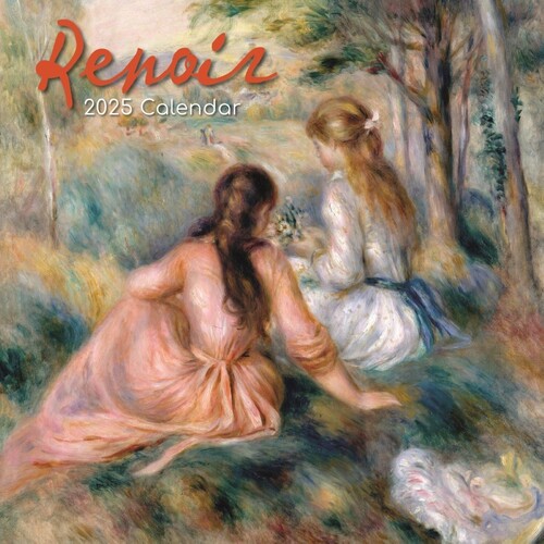 Renoir - 2025 Square Wall Calendar 16 month by Gifted Stationery