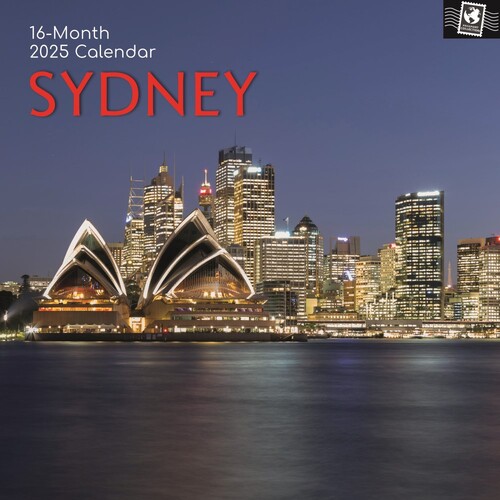 Sydney - 2025 Square Wall Calendar 16 month by Gifted Stationery