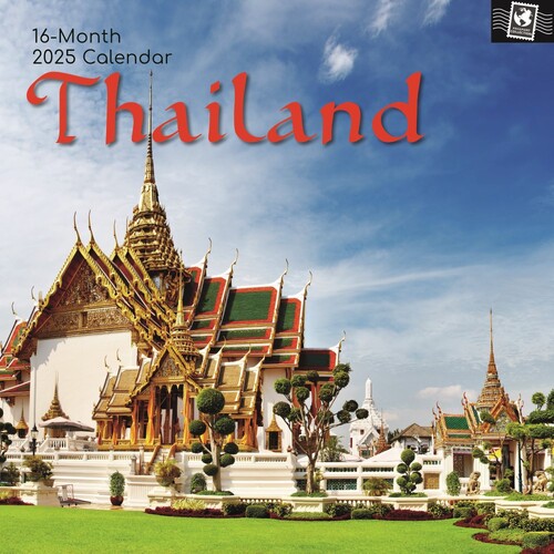 Thailand - 2025 Square Wall Calendar 16 month by Gifted Stationery