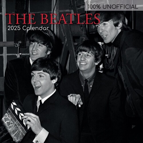 The Beatles - 2025 Square Wall Calendar 16 month by Gifted Stationery