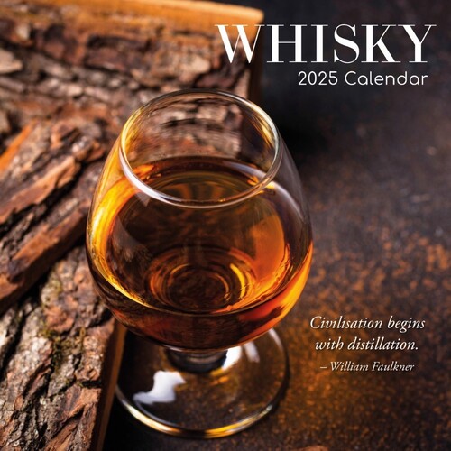 Whisky - 2025 Wall Calendar 16 month by Gifted Stationery