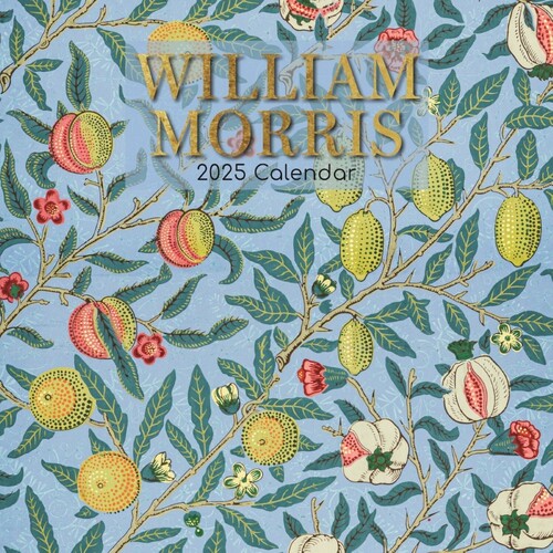 William Morris - 2025 Square Wall Calendar 16 month by Gifted Stationery