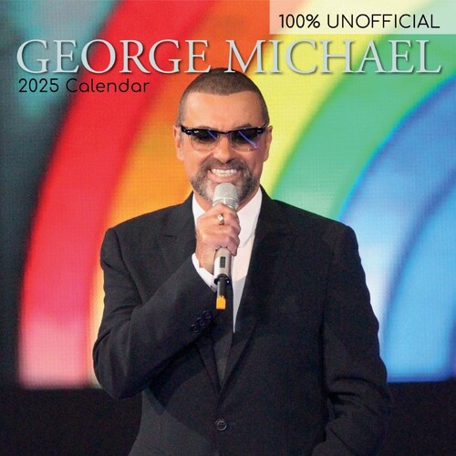 George Michael - 2025 Square Wall Calendar 16 month by Gifted Stationery