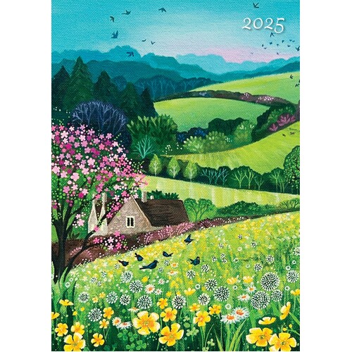 A Country Stroll - 2025 Diary Planner A5 Padded Cover by The Gifted Stationery