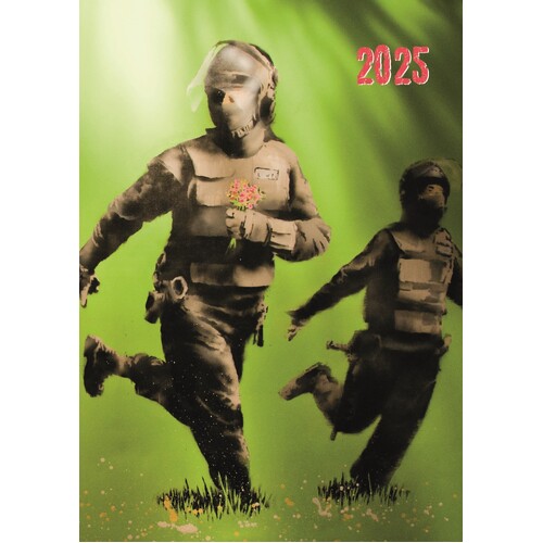 Banksy - 2025 Diary Planner A5 Padded Cover by The Gifted Stationery