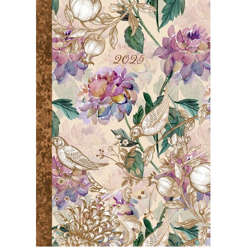 Blooming Gorgeous - 2025 Diary Planner A5 Padded Cover by The Gifted Stationery