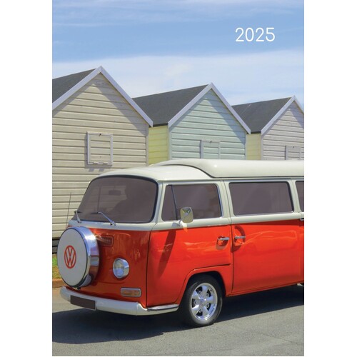 Camper Vans - 2025 Diary Planner A5 Padded Cover by The Gifted Stationery