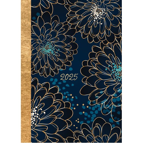 Dahlia - 2025 Diary Planner A5 Padded Cover by The Gifted Stationery