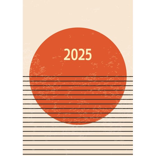 Sunrise - 2025 Diary Planner A5 Padded Cover by The Gifted Stationery