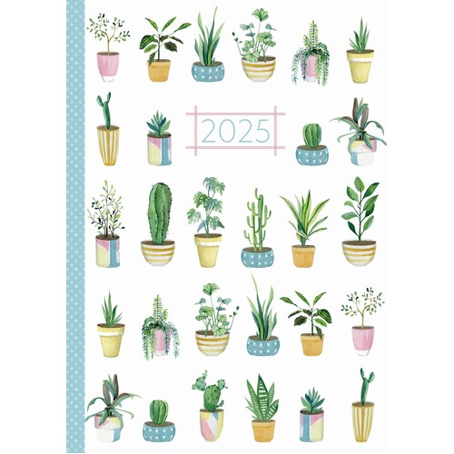 Urban Garden - 2025 Diary Planner A5 Padded Cover by The Gifted Stationery