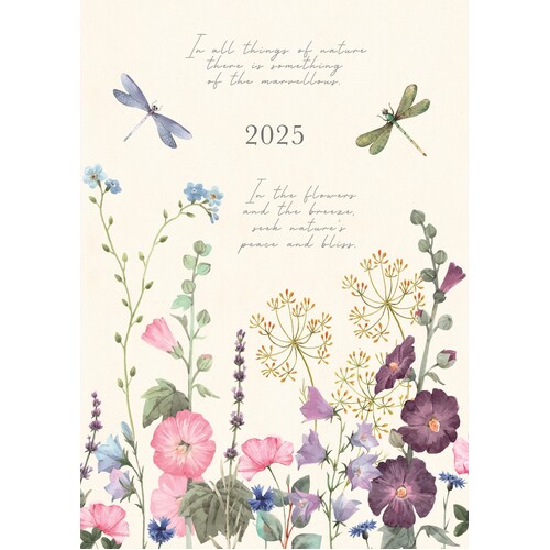 Wild Harmony - 2025 Diary Planner A5 Padded Cover by The Gifted Stationery