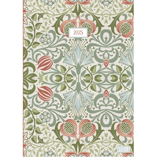 William Morris/Persian - 2025 Diary Planner A5 Padded by The Gifted Stationery