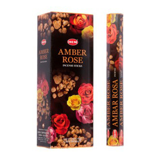 [HEM Amber Rose] 2x 20 Incense Sticks HEM Hex Meditation Aroma Fragrance