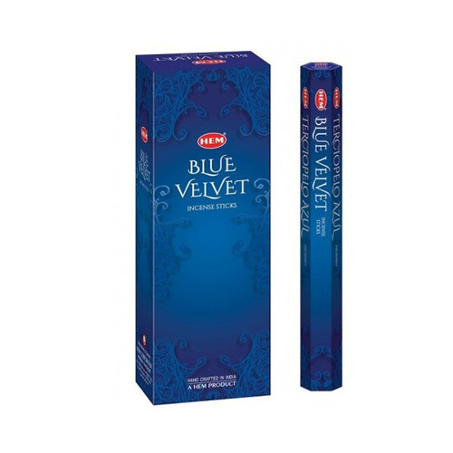 [HEM Blue Velvet] 2x 20 Incense Sticks HEM Hex Meditation Aroma Fragrance