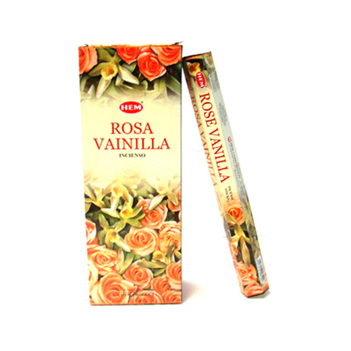 [HEM Rose Vanilla] 2x 20 Incense Sticks HEM Hex Meditation Aroma Fragrance