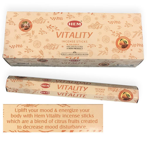 [HEM Vitality] 2x 20 Incense Sticks HEM Hex Meditation Aroma Fragrance