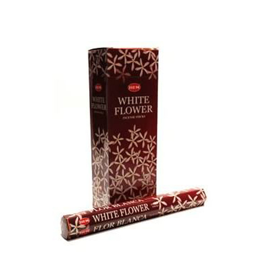 [HEM White Flower] 2x 20 Incense Sticks HEM Hex Meditation Aroma Fragrance