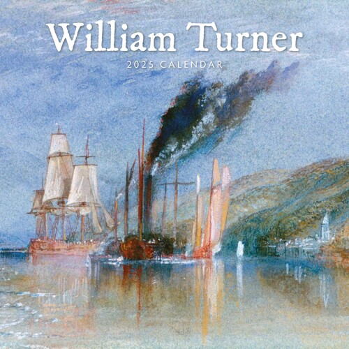 William Turner - 2025 Square Wall Calendar 16 month by Red Robin