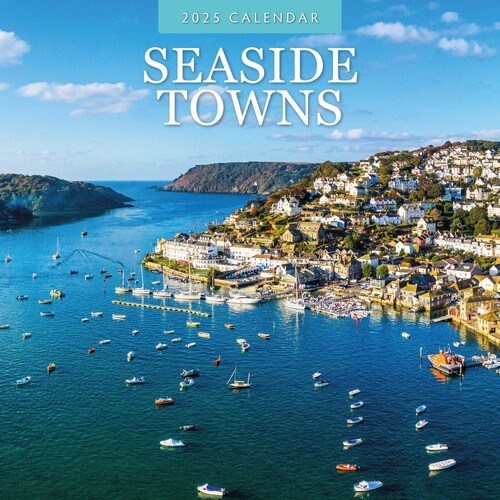 Seaside Towns - 2025 Square Wall Calendar 16 month by Red Robin