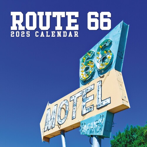 Route 66 - 2025 Square Wall Calendar 16 month by Red Robin