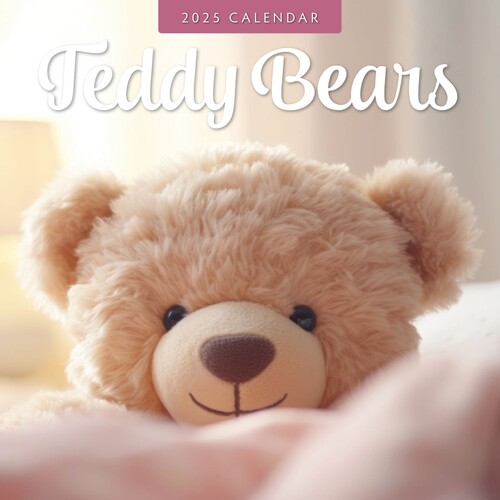 Teddy Bears - 2025 Square Wall Calendar 16 month by Red Robin