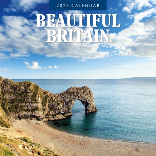 Beautiful Britain - 2025 Square Wall Calendar 16 month by Red Robin