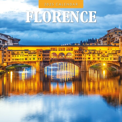 Florence - 2025 Square Wall Calendar 16 month by Red Robin