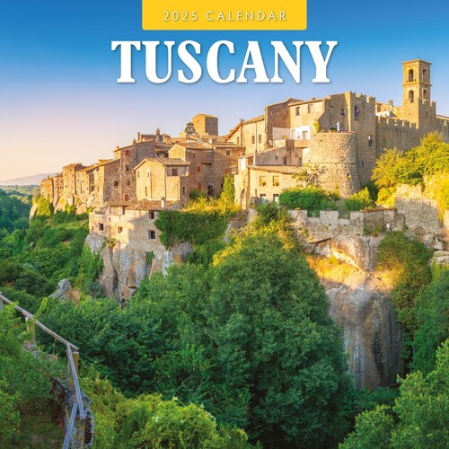 Tuscany - 2025 Square Wall Calendar 16 month by Red Robin