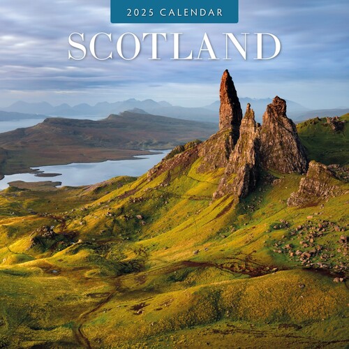 Scotland - 2025 Square Wall Calendar 16 month by Red Robin