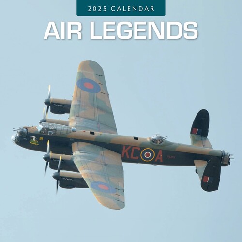 Air Legends - 2025 Square Wall Calendar 16 month by Red Robin