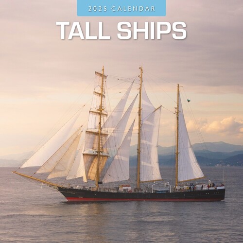 Tall Ships - 2025 Square Wall Calendar 16 month by Red Robin