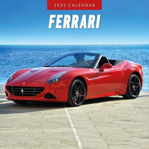 Ferrari - 2025 Square Wall Calendar 16 month by Red Robin