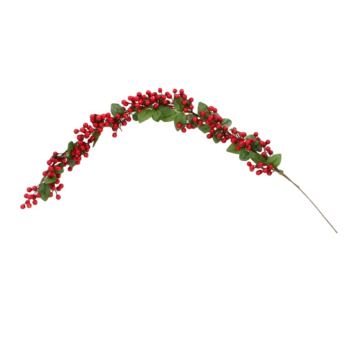 130cm 51" Christmas Red Berry Garland Ceiling Vine Garland Table Setting XMAS Décor