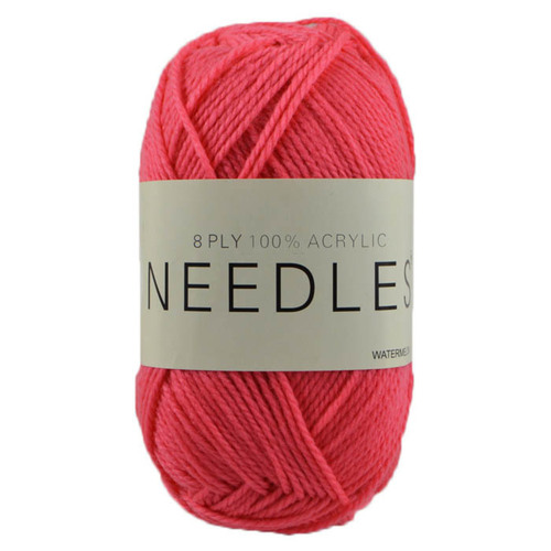 5x 100g Knitting Yarn 8 Ply Super Soft Acylic - #2127 Watermelon