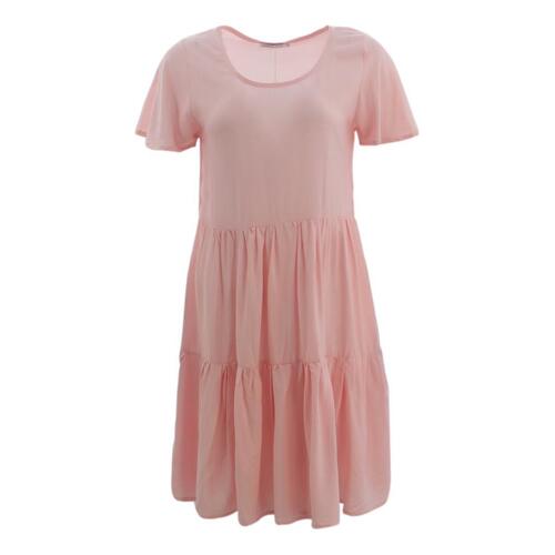 FIL Women's Short sleeve Dress - Light Pink [Size: 8]