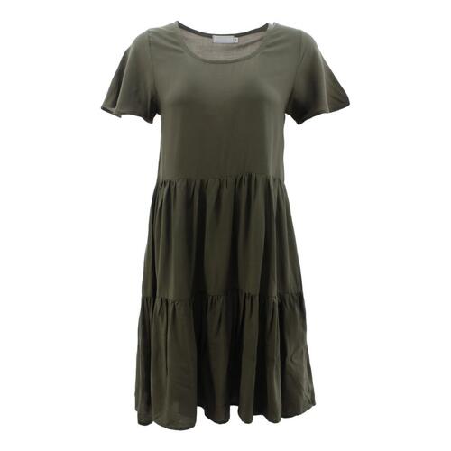 FIL Women's Short sleeve Dress - Olive [Size: 8]
