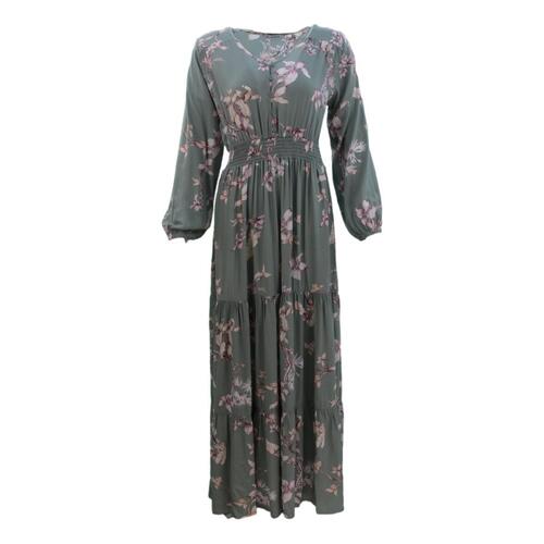FIL Women's Long Sleeve Summer Dress - D [Size: 8]