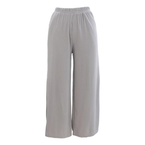 FIL Women's Pleated Culottes - Light Grey (7/8 length) [Size: 8]