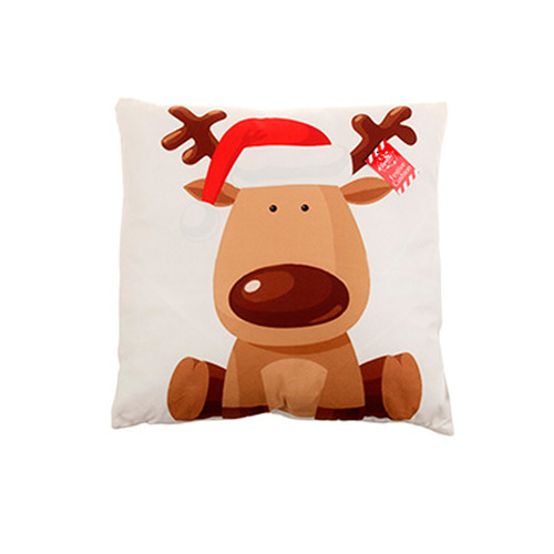 Christmas Cushion Cover w Insert - Reindeer B