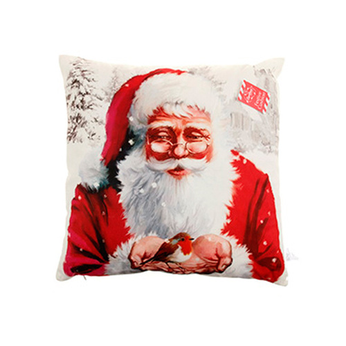 Christmas Cushion Cover w Insert - Santa B