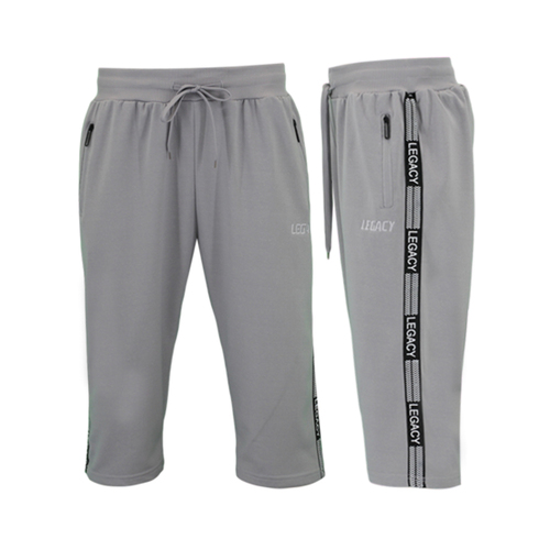 FIL Men's 3/4 Long Shorts w Zip Pockets - Legacy/ Cool Grey [Size: S]