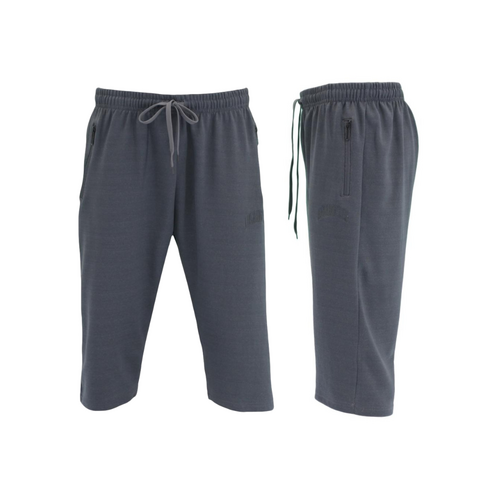 FIL Men's 3/4 Long Shorts w Zip Pockets - Los Angeles/Charcoal [Size: S]