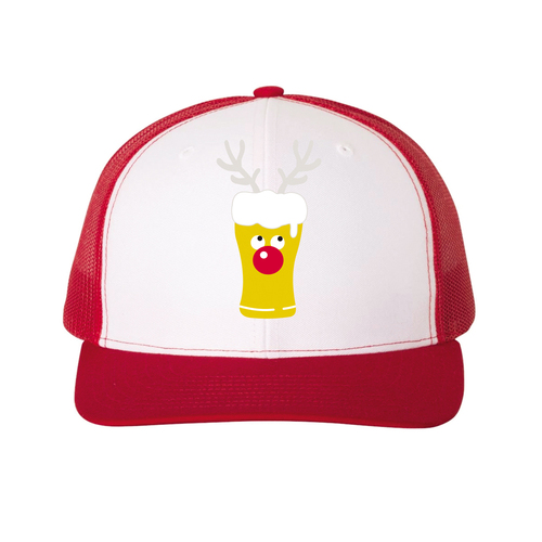 Funny Christmas Trucker Caps - Reinbeer