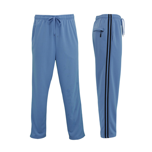 FIL Mens Lightweight Striped Track Pants - Blue/Black Stripes [Size: S]